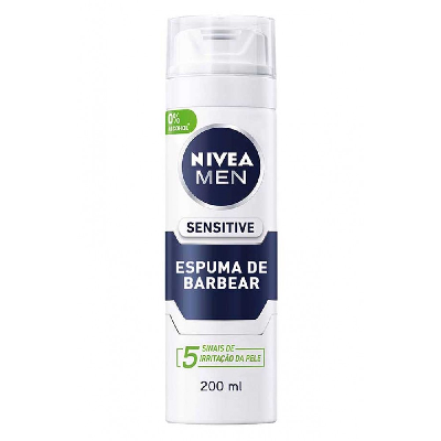 NIVEA ESPUMA BARBEAR 200ML SENSITIVE