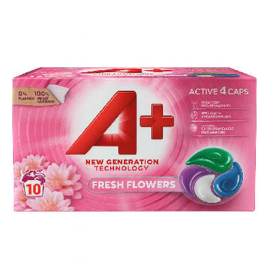 A+ CAPSULA P/ MAQ. ROUPA 10D FRESH FLOWE