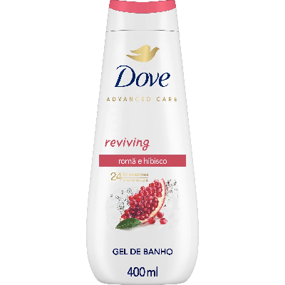 DOVE GEL BANHO 400ML ROMA&HIBISCO