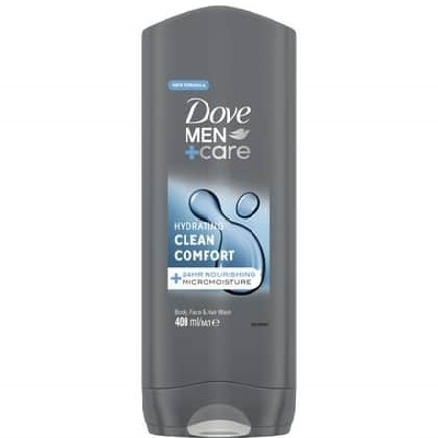 DOVE GEL BANHO 400ML MEN CLEAN COMFORT