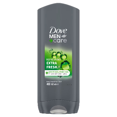 DOVE GEL BANHO 400ML MEN EXTRA FRESH