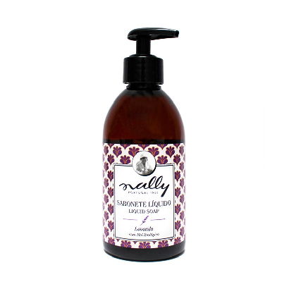 NALLY SABONETE LIQ. 300ML MEL&LAVANDA