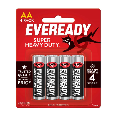 EVEREADY AA 4UN SUPER HEAVY DUTY (0340)
