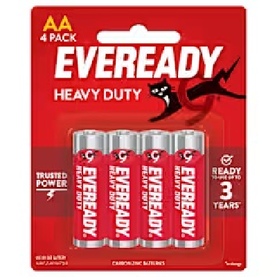 EVEREADY AA 4UN HEAVY DUTY (0333)