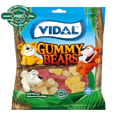 VIDAL GOMAS 90GR URSO C/ACUCAR (733)