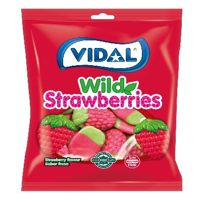 VIDAL GOMAS 90GR MORANGO SILVESTRE (887)