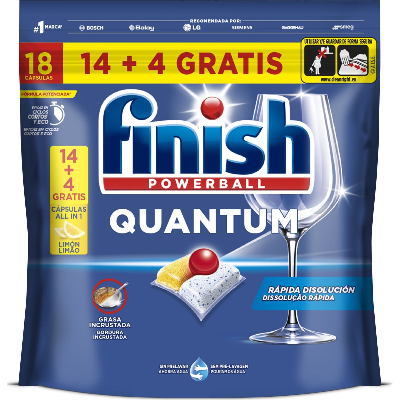 FINISH LOIÇA QUANTUM 14+4 PAST. LIMÃO