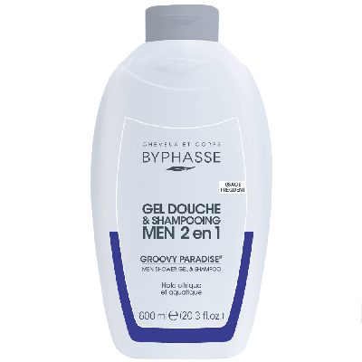 BYPHASSE GEL BANHO 600ML MEN PARAD. 2EM1