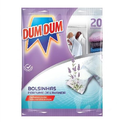 DUM DUM ANTI-TRAÇA BOLSINHAS LAVANDA 20U