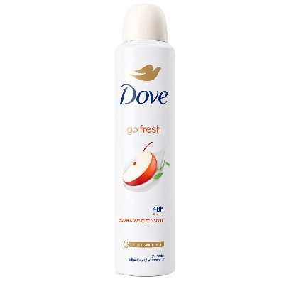 DOVE DEO SPRAY 250ML APPLE&WHITE TEA