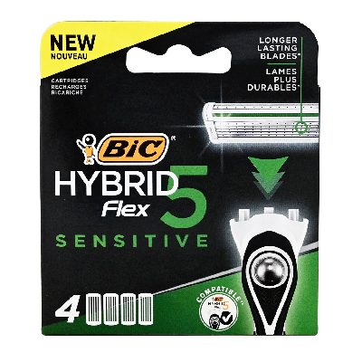 BIC RECARGA HYBRID FLEX5 SENS. C/4
